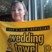 Brenda with Wedding Towel